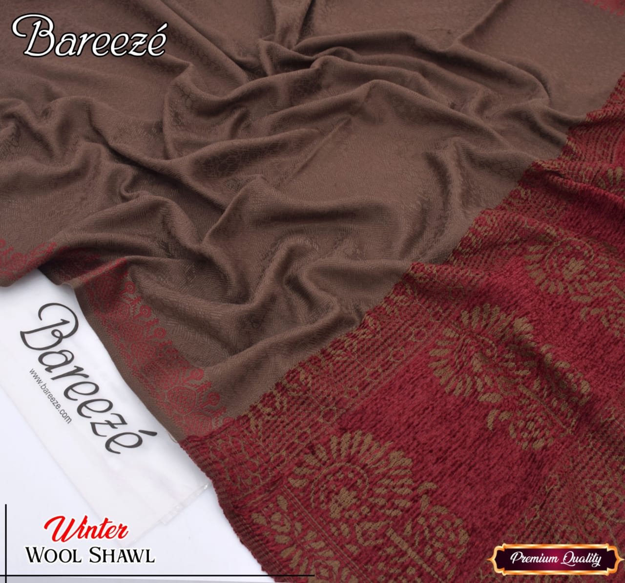 Breeze winter wool shawl