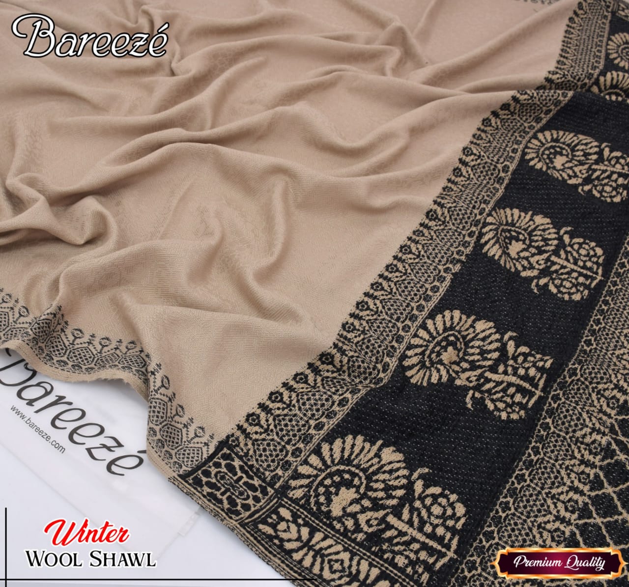 Bareeze Winter Wool Shawl