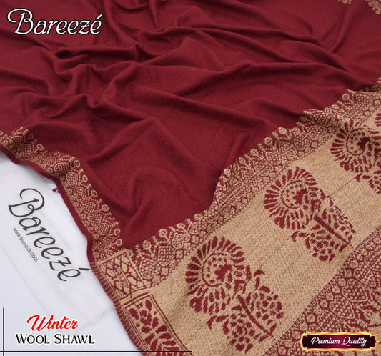 Bareeze Winter wool shawl