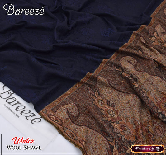 Breeze winter wool shawl