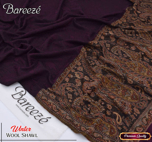 Breeze winter wool shawl